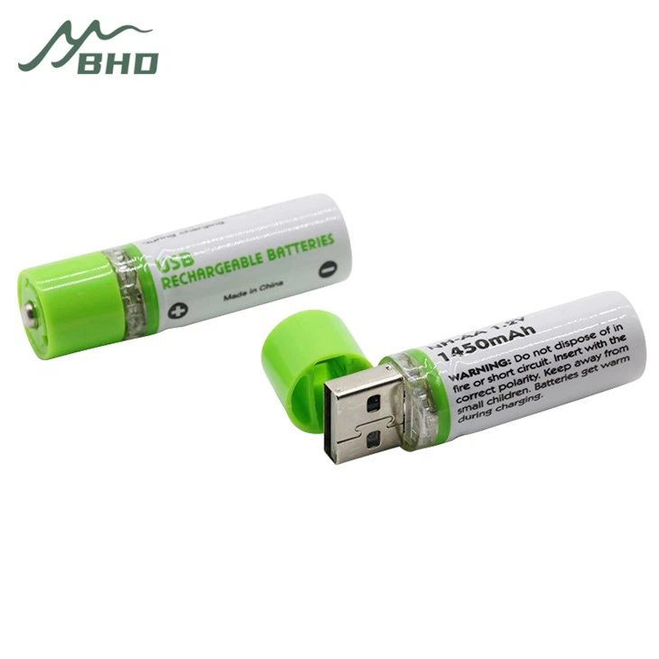 Aa Usb Rechargeable Roj teeb